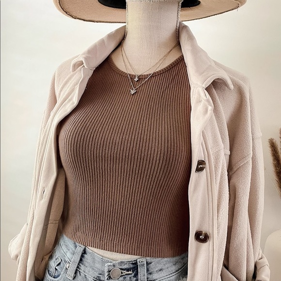 Fleece shacket - Picture 3 of 7